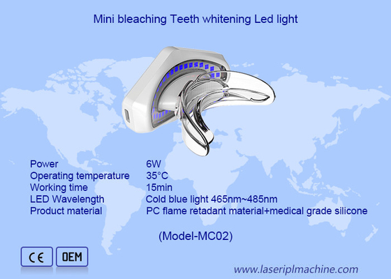 Dispositivo de blanqueamiento de dientes inalámbrico LED de luz mini LED