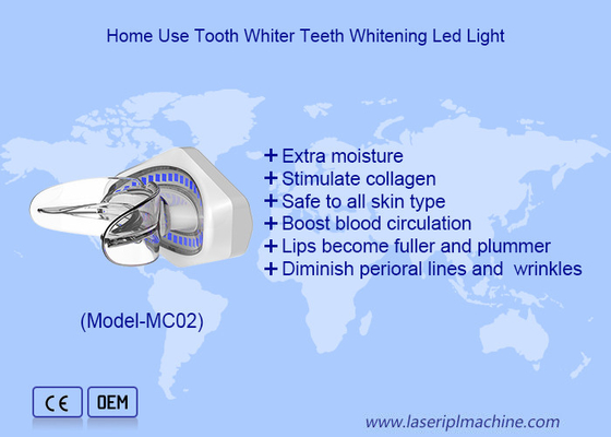 Dispositivo de belleza para el hogar con soporte de personalización para blanqueamiento de dientes y dientes con humo