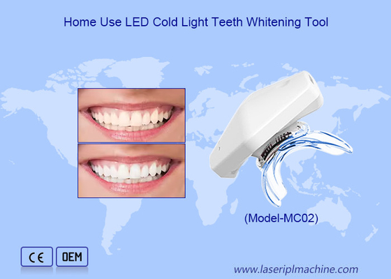 Efectivo blanqueador de dientes LED personal a 35 ° C Dispositivo LED inalámbrico para blanquear los dientes