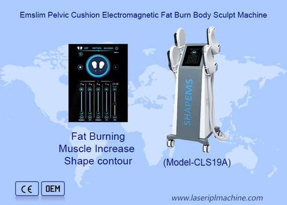 5-200Hz EMS estimulador muscular máquina de escultura del cuerpo con sistema inteligente de enfriamiento por aire