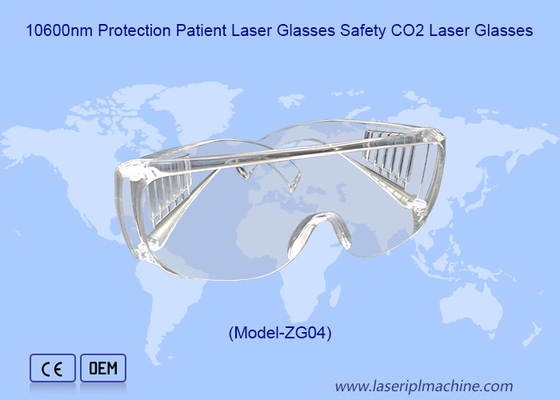 Gafas de protección para la seguridad con láser de CO2 10600nm con transmisión