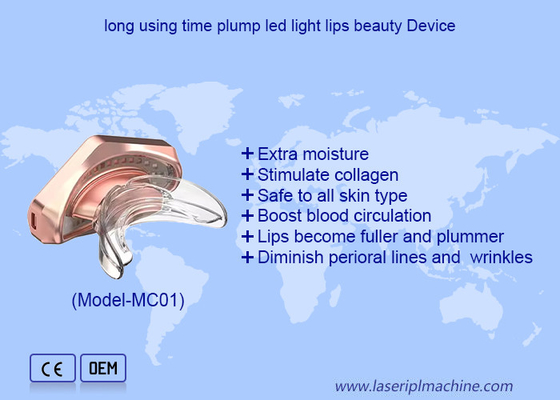 Dispositivo de limpieza de labios con luz LED recargable