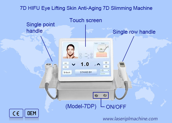 9D Hifu máquina de adelgazamiento corporal cuerpo y levantamiento facial 7D Hifu 12 líneas