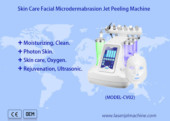 Máquina facial para reemplazo de cabeza de diamante de piel hidro microdermoabrasión