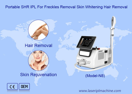 Máquina láser IPL portátil para la depilación facial y el rejuvenecimiento de la piel