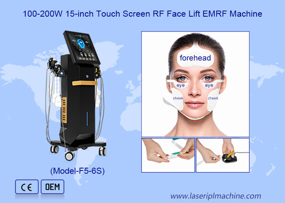 Masajista facial vertical 6 manijas RET FACE EMS Máquina estimuladora muscular