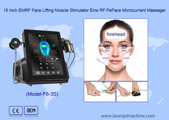 Escultura facial 3 en 1 Ems Electromagnético doble masajista de extirpación de barbilla