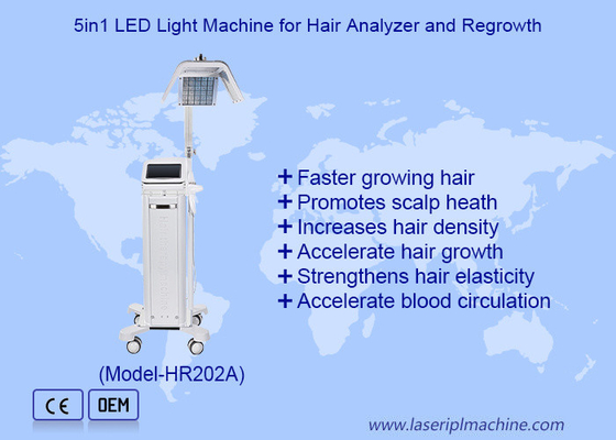 8 pulgadas de bio de la energía ultra del pulso del laser del pelo máquina del crecimiento