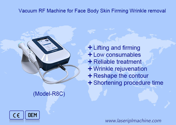 Máquina portátil de masaje facial y corporal con vacío RF para ajustar la piel