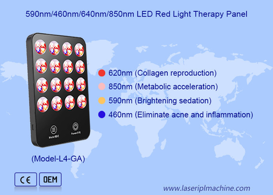 Uso en el hogar Eliminación de círculos oscuros Panel de terapia de luz roja LED de 620nm