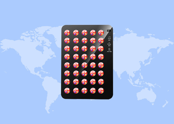 160pcs LED Rejuvenecimiento facial Blanqueamiento de la piel LED Infrarrojo Dispositivo de terapia de luz roja