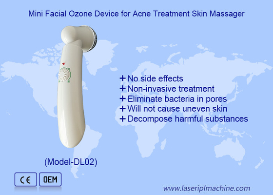Mini dispositivo de ozono facial para uso en el hogar Tratamiento del acné Masajeador de la piel