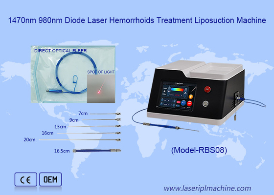 Laser de diodo semiconductor de 980nm a 1470nm para inyección de lipólisis y adelgazamiento