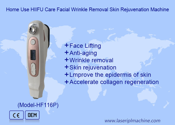 Mini HIFU Anti-arrugas Anti-envejecimiento de la cara de levantamiento Facial Masajista de la piel de la máquina