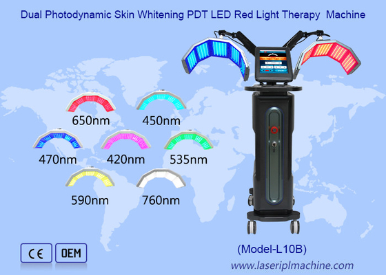 Máquina de tratamiento de luz roja LED PDT para blanqueamiento fotodinámico de la piel