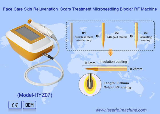 Eliminación de arrugas Tratamiento con microagujas Elevación facial Reparación de la piel Máquina de radiofrecuencia