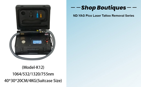 Q Switch Nd Yag Máquina láser para la eliminación de pecas de peeling de carbono