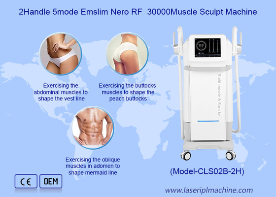 2Modo de manejo 5Modo Electro Magnetic body Slim Nero RF 30000Músculo esculpido máquina quemadora de grasa
