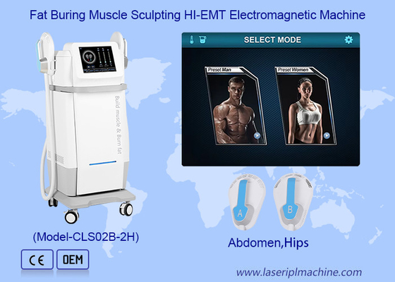 2 manejar alta potencia construir músculo quema de grasa máquina de escultura HIFEM
