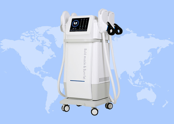 Estimulador muscular electromagnético 4 sondas HIFM RF EMS máquina de adelgazamiento