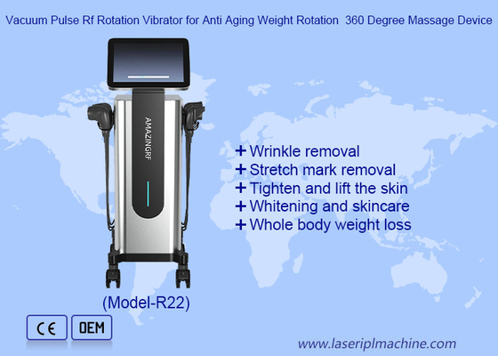 Vibrator de rotación de pulso de vacío RF para el peso de rotación de 360 grados dispositivo de masaje antienvejecimiento