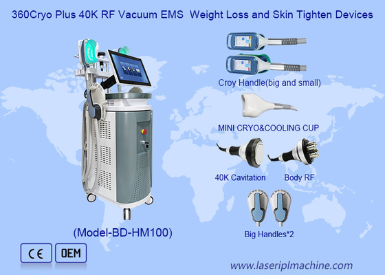 40K Cavitación Ultra adelgazamiento Ems 2 en 1 cuerpo esculpir 360 máquina de cryo