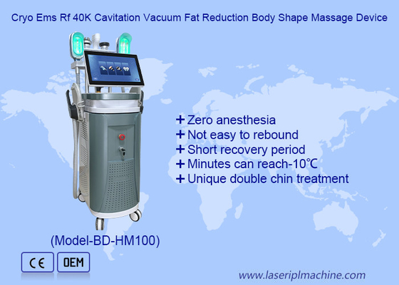 360 Cryo Plus 40K RF Vacuo EMS Pérdida de peso Piel ajusta 360 Cryolipolisis Y Emslim