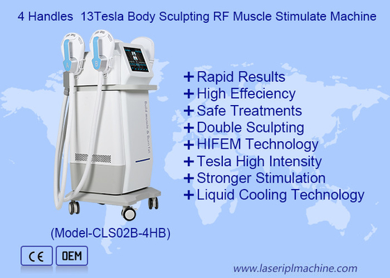 Estimulación electromagnética muscular Esculptura corporal Pérdida de peso Máquina Neo RF Emslin