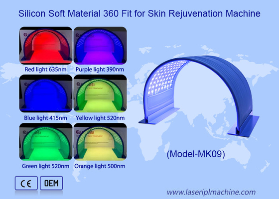 Silicio 7 Color PDT Eliminación de arrugas Cuidado facial Blanqueamiento de la piel Máquina de luz LED