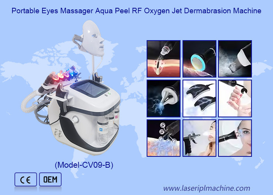 9 en 1 Cuidado de la piel Eliminación de arrugas Aqua Peel Hydro Jet Peeling Rf Microdermabrasion Máquina facial