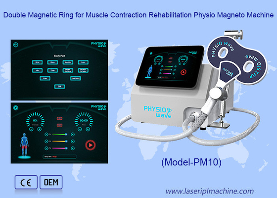 Estimulador muscular eléctrico de alta frecuencia Masaje corporal Máquina de fisioterapia magnética