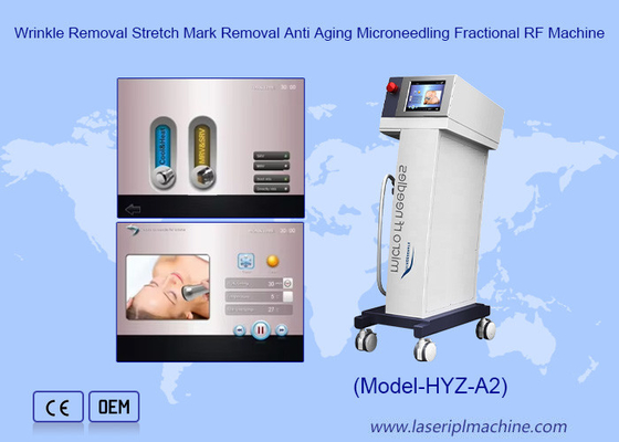 2 en 1 refrigeración Cryo Martillo Fraccionado Microneedle RF máquina para el rejuvenecimiento de la piel