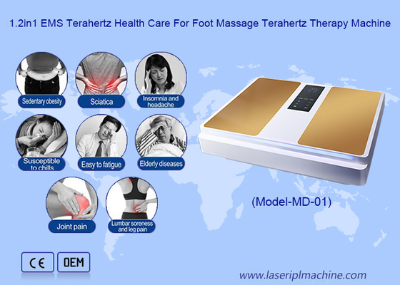 2 en 1 EMS Terahertz Cuidado de la salud para el masaje de pies Terahertz máquina de terapia