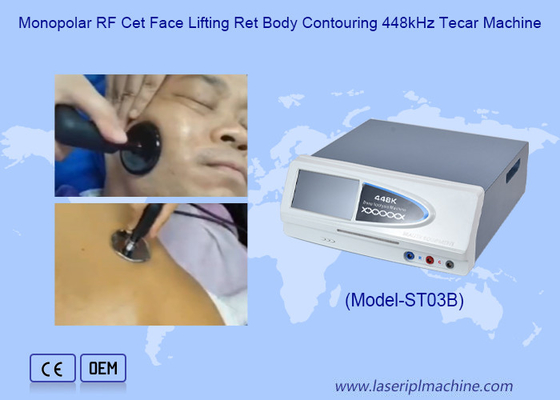 Fisioterapia 448KHZ Máquina de radiofrecuencia corporal Tecar
