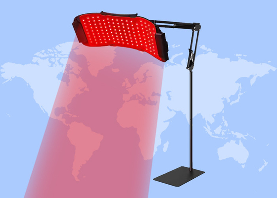 660nm 850nm lámpara de terapia de luz infrarroja roja con soporte para alivio del dolor