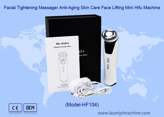Masajeador tensor facial antienvejecimiento para el cuidado de la piel, máquina mini Hifu para levantar la cara