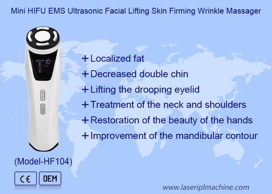Masajeador tensor facial antienvejecimiento para el cuidado de la piel, máquina mini Hifu para levantar la cara