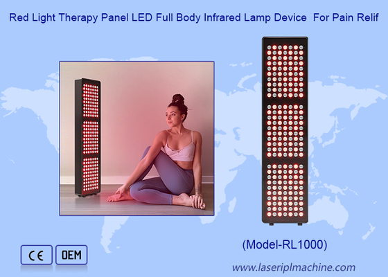 Dispositivo de panel de fototerapia LED infrarroja de luz roja de 190 mw/cm en modo de pulso