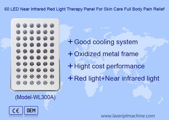 630nm 660nm 810nm 830nm 850nm Panel de terapia de luz LED de infrarrojos rojos cercanos de 300w
