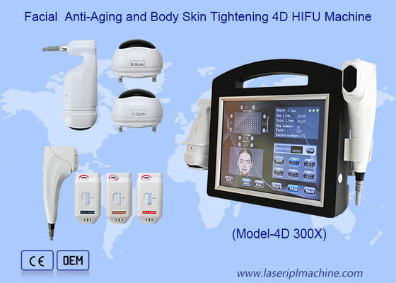 Máquina Hifu 2 en 1 para lifting y tensado de la piel 4D Hifu, adelgazamiento en forma de S
