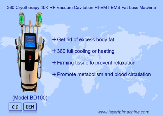 Spa 360 Cryolipolysis Máquina de adelgazamiento congelación de grasa Electro Magnetic body Slim estimulación muscular cuerpo