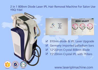 Duela el estilo inmóvil 2000W del diodo 808nm del laser del pelo de la máquina libre del retiro