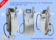 E - La luz opta el laser/3 del Nd Yag del IPL Shr Rf en 1 máquina multifuncional de la belleza
