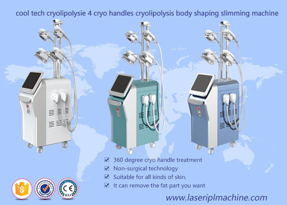 Buen precio Cuerpo que forma la máquina del vacío de Cryolipolysis, helada gordo de Cryolipolysis de 4 manijas que adelgaza la máquina en línea