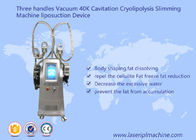 Cavitación Cryolipolysis del vacío 40k que adelgaza las manijas del dispositivo tres de Liposuctio de la máquina