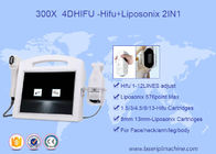 2 en 1 ultrasonido enfocado de intensidad alta 110V - de la máquina del lifting facial 3D HIFU voltaje 220V