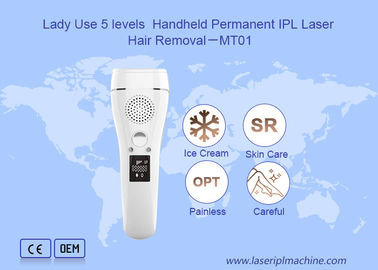 Máquina de belleza IPL permanente de mano Dispositivo de belleza de depilación IPL