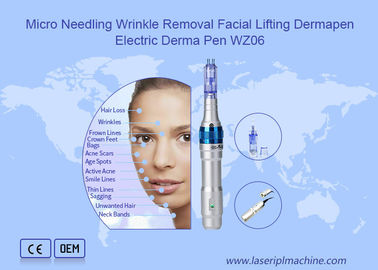 Microagujas de eliminación de arrugas levantamiento facial dermapen pluma eléctrica