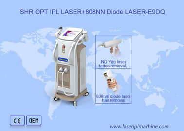 SHR OPT IPL 808nm Nd Yag Diodo láser de depilación de belleza máquina