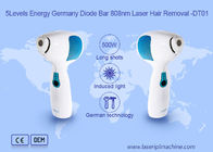 5 dispositivo de la belleza del retiro del pelo del laser de la barra 808NM del diodo de los niveles